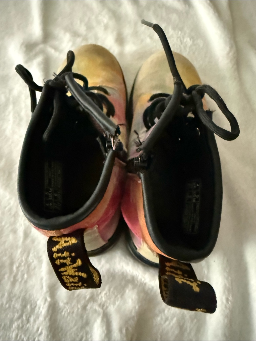 Dr. Martens 1460 Tie Dye Suede Boots size 6 women’s 5 men’s - Picture 10 of 16